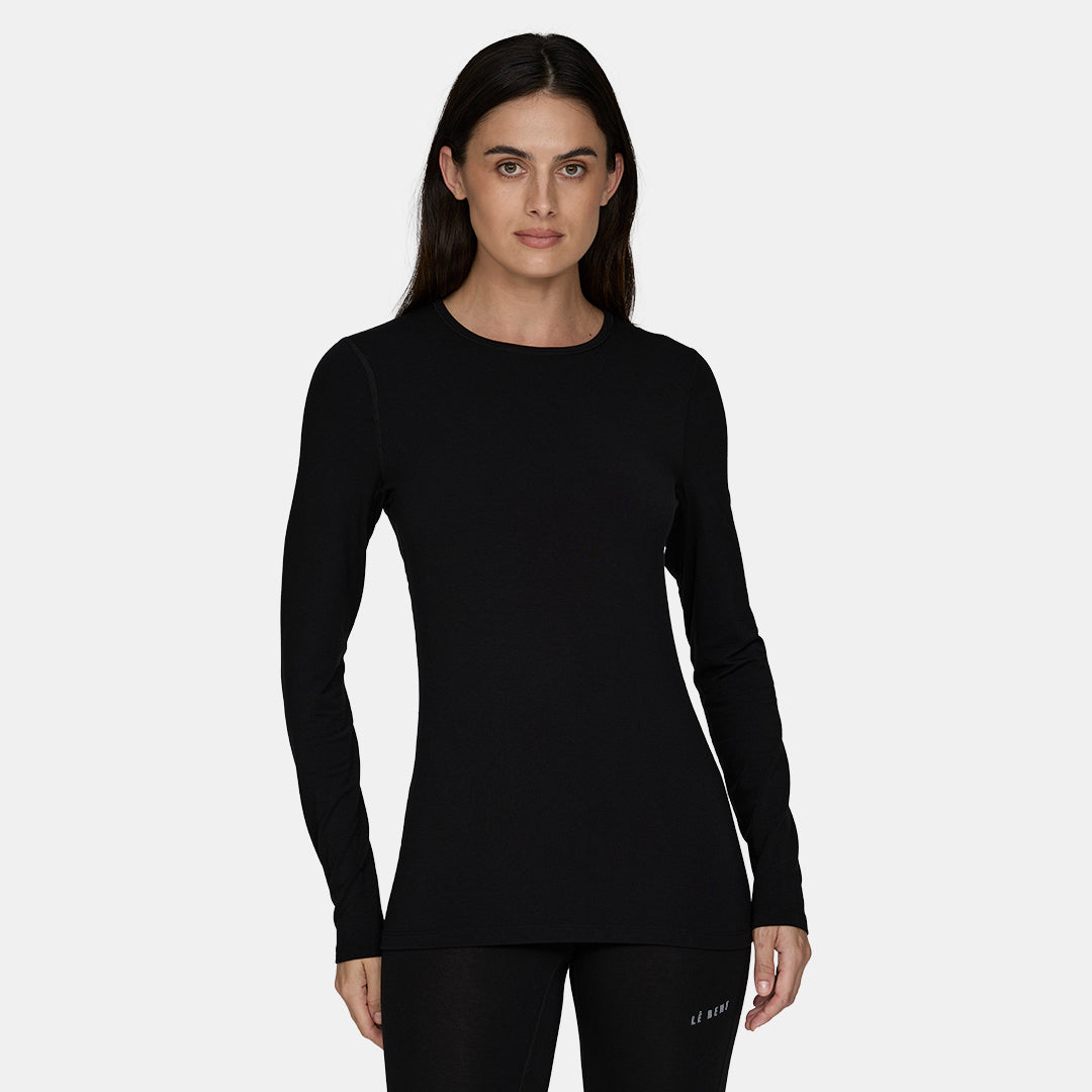 Womens Midweight Crew Base Layer