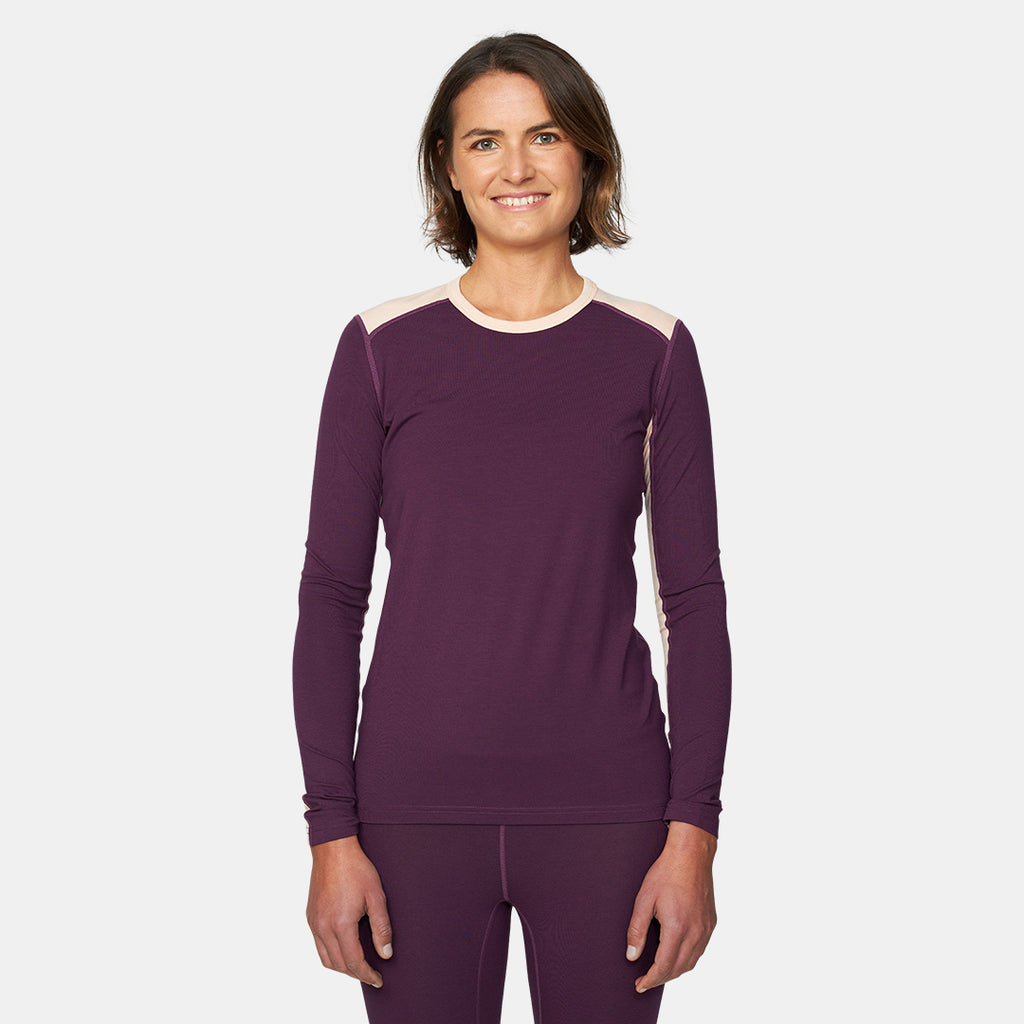 Buy Womens Geo Midweight Crew Base Layer by Le Bent online - Le