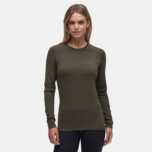 Womens Midweight Crew Base Layer