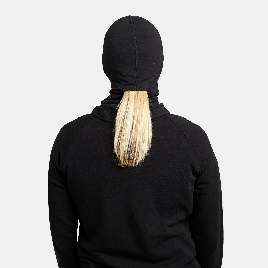 Heavyweight Grid Fleece Merino Balaclava