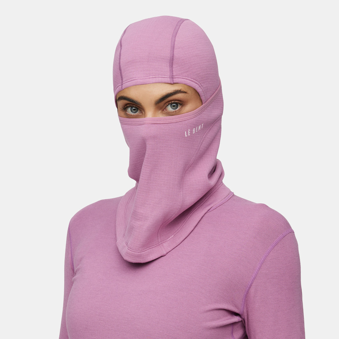 Heavyweight Grid Fleece Merino Balaclava – Le Bent USA
