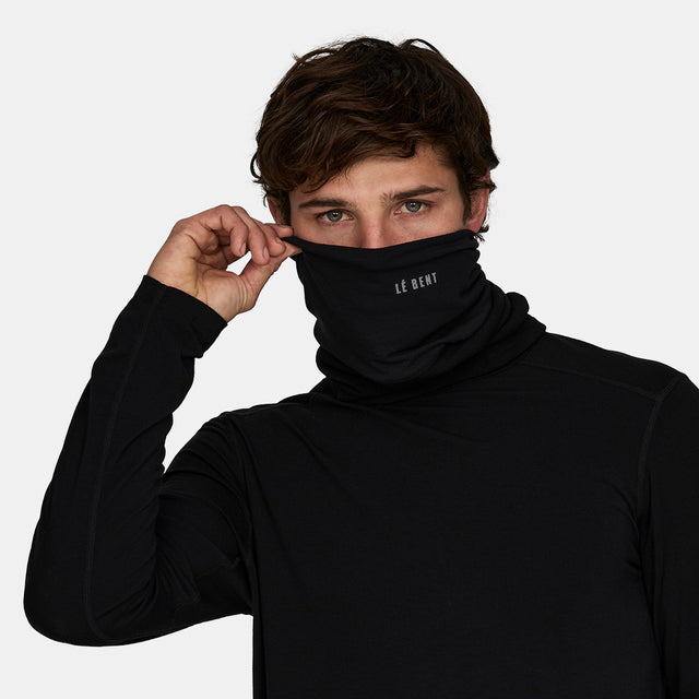 Double Up Heavyweight Grid Fleece Neck Gaiter