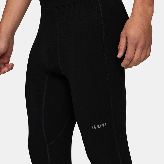 Mens Heavyweight Grid Fleece Base Layer Bottom