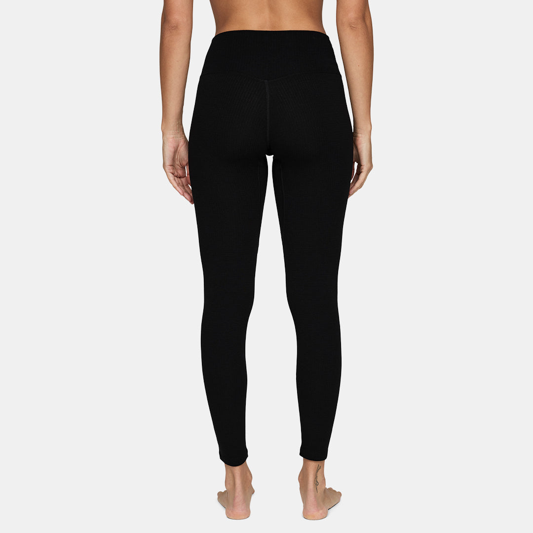 Womens Merino Heavyweight Grid Fleece Base Layer Bottom