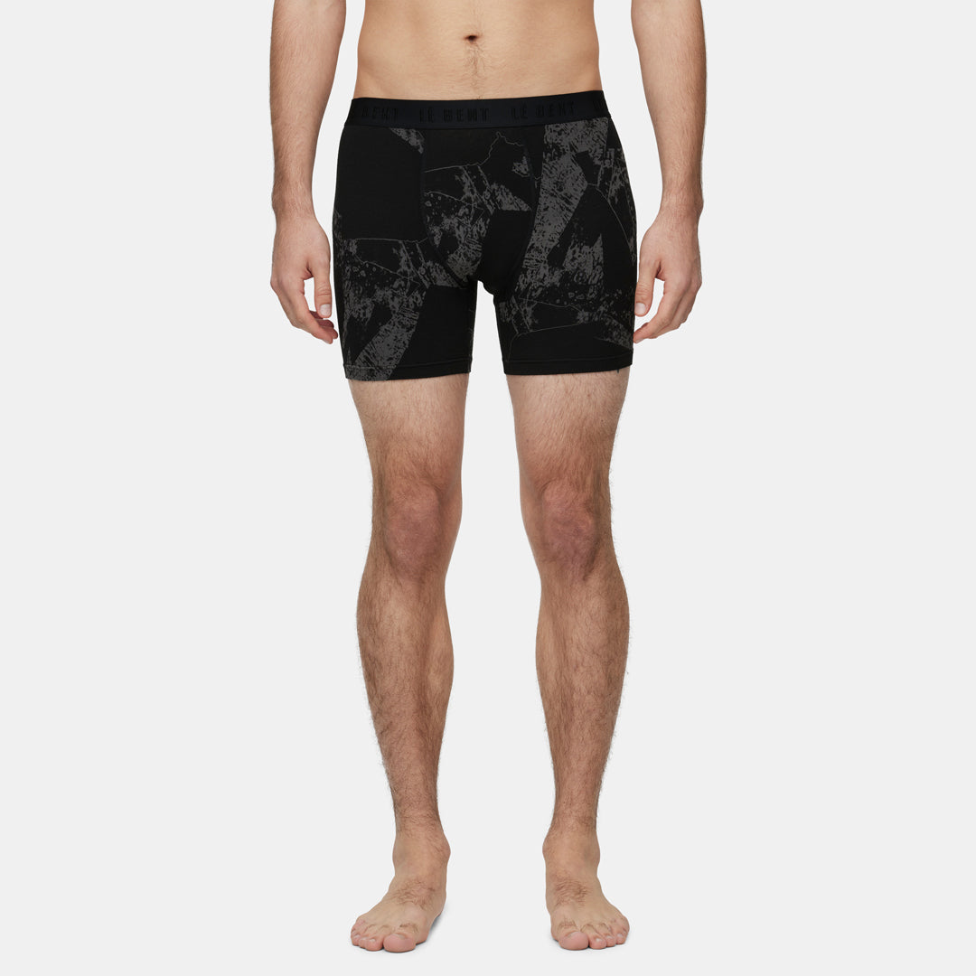 Mens Merino Fractal Lightweight 6" Boxer