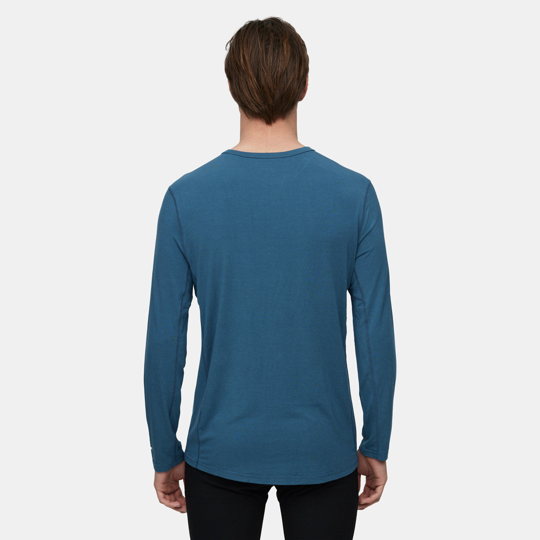 Mens Merino Lightweight Base Layer Crew - Small
