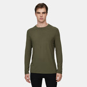 Mens Merino Midweight Base Layer Crew