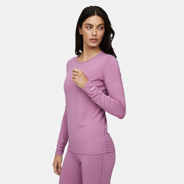 Womens Midweight Crew Base Layer