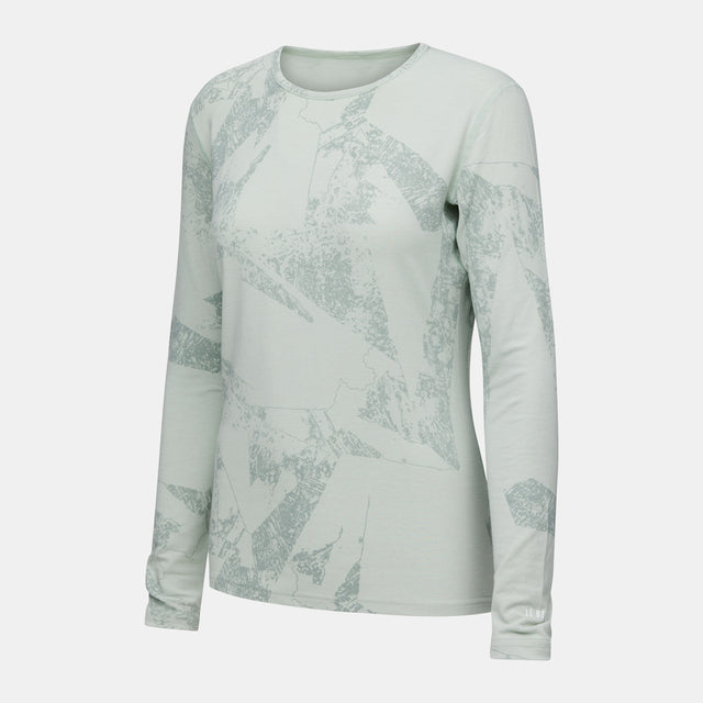 Womens Fractal Midweight Crew Base Layer