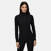 Womens Merino Core Midweight Base Layer 1/4 Zip