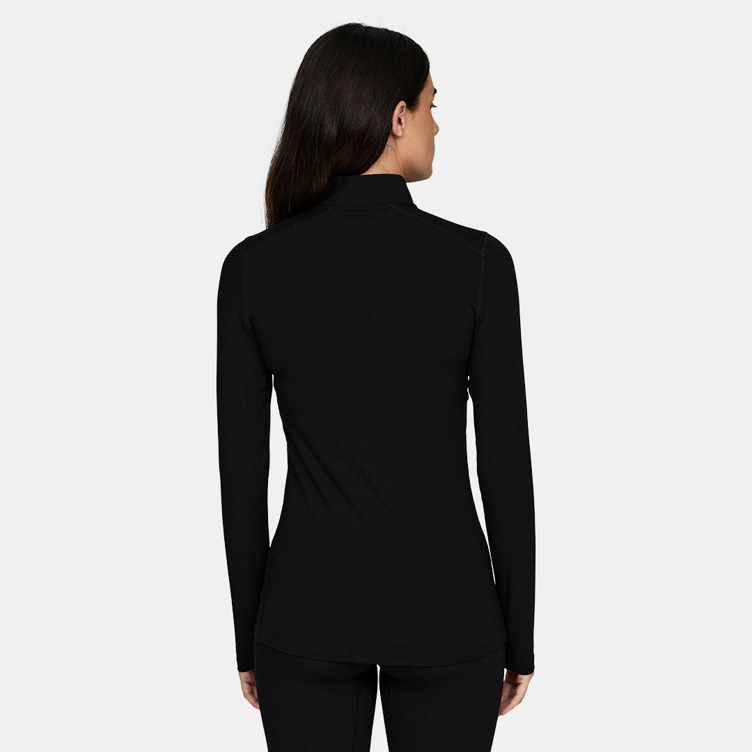 Womens Merino Midweight Base Layer 1/4 Zip – Le Bent USA