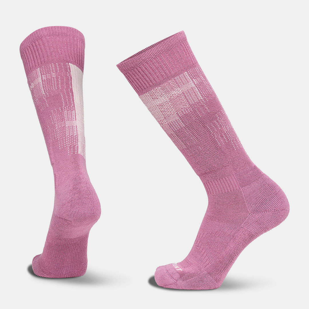 Light Cushion Merino Pixel Snow Sock