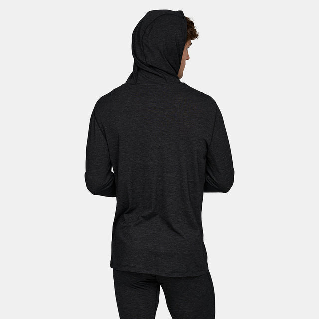 Mens Featherweight Hooded LS Crew