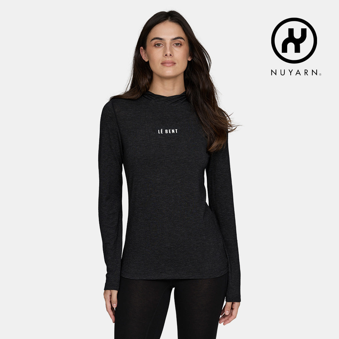 Womens Merino Featherweight Hooded Base Layer | Le Bent – Le Bent USA