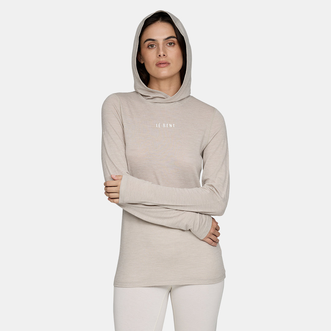 Womens Merino Featherweight Hooded Base Layer | Le Bent – Le Bent USA