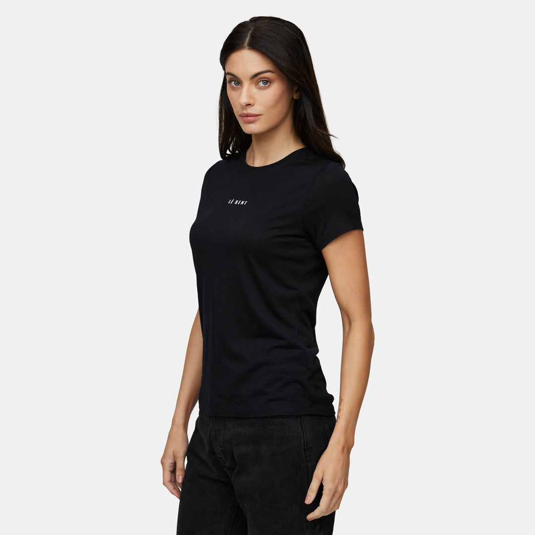 Womens Merino Ultralight Logo SS Tee