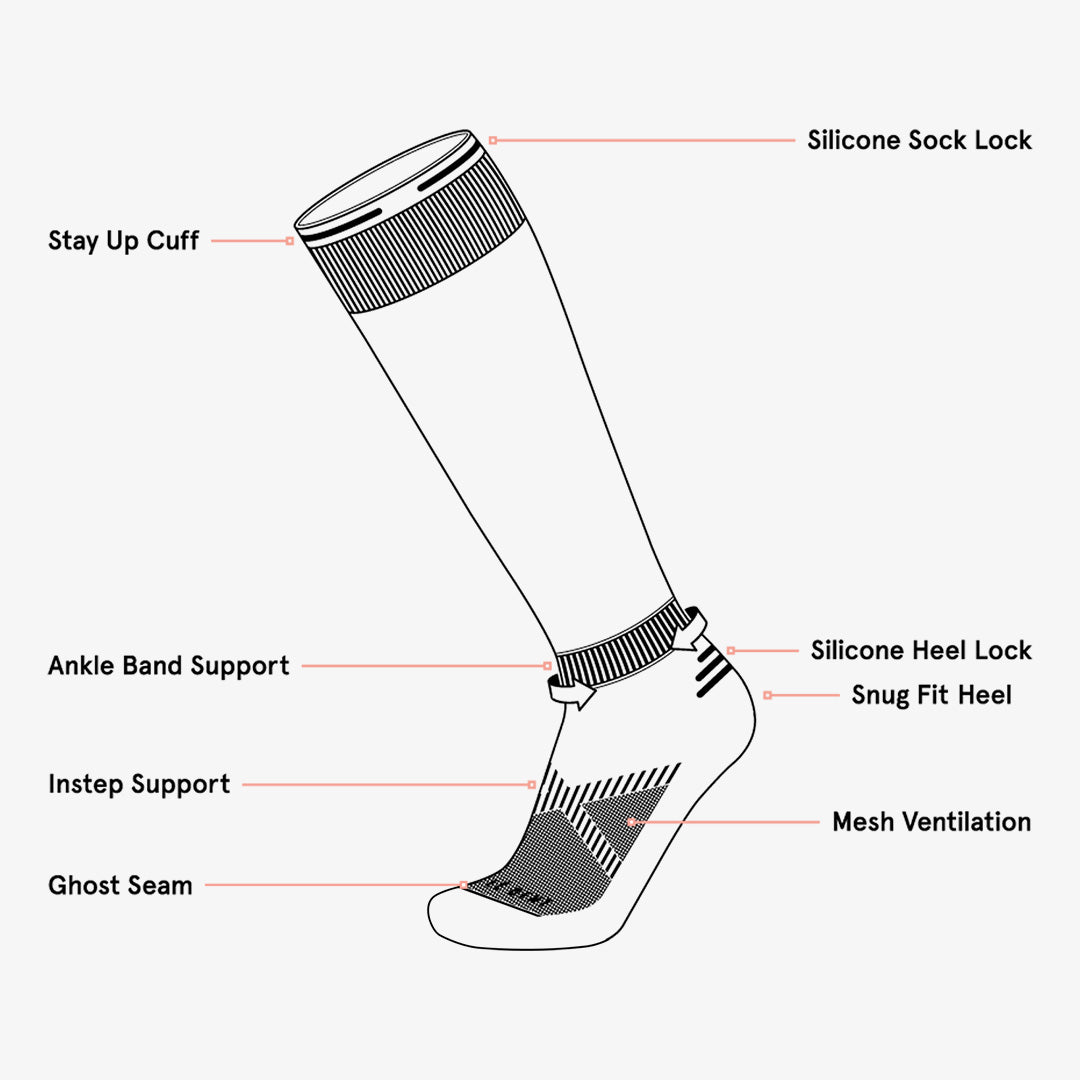 Elyse Saugstad Pro Series Zero Cushion Merino Snow Sock – Le Bent USA