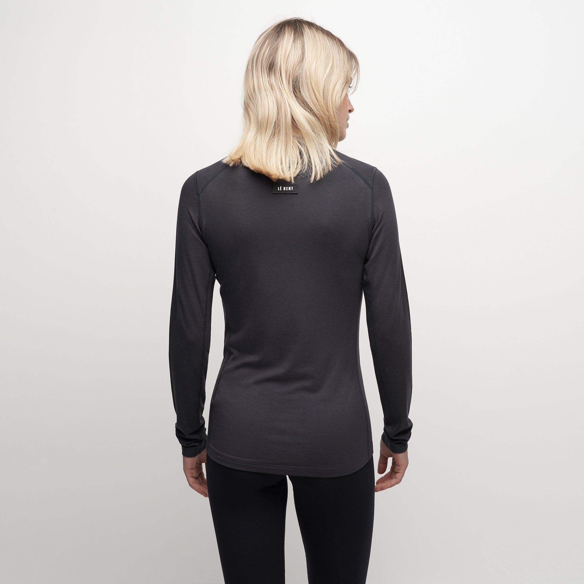 Womens Merino Core Midweight Base Layer Crew - Medium & Large