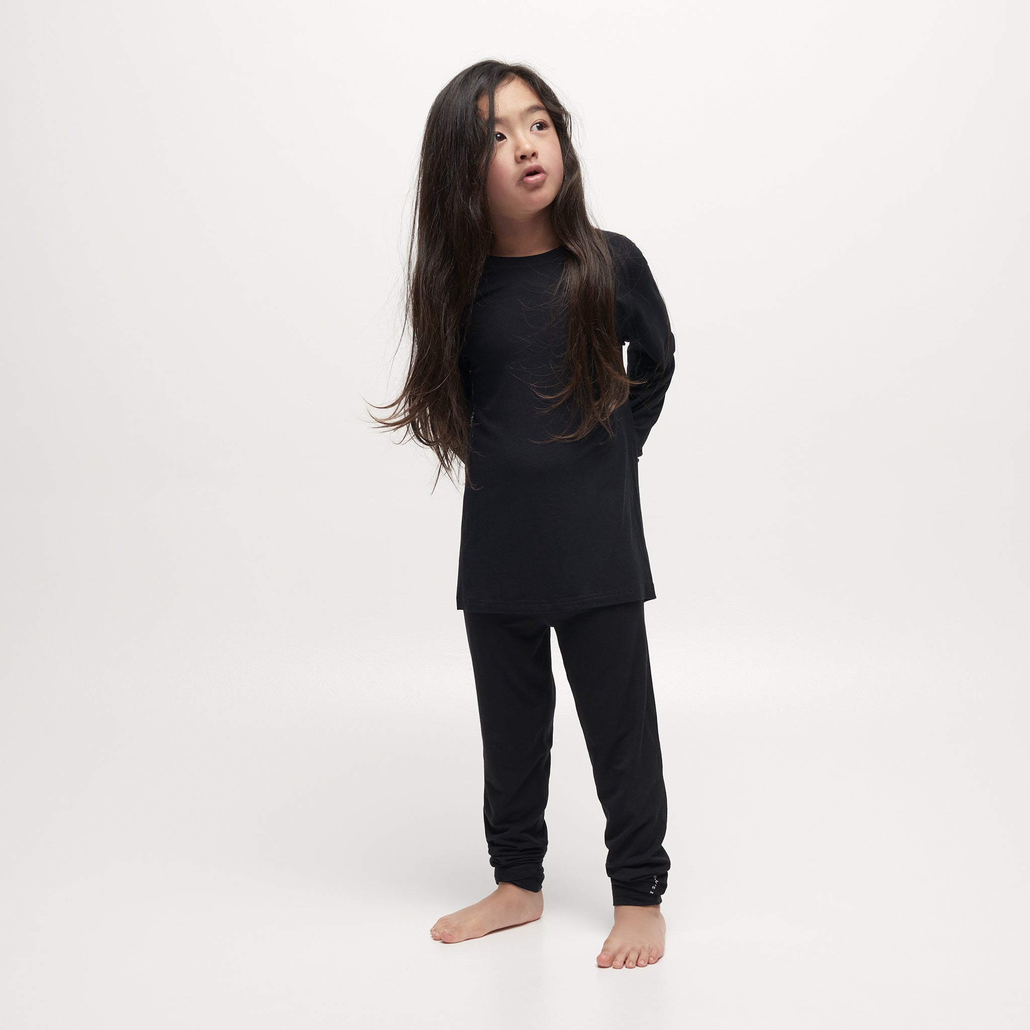 Kids Core Lightweight Merino Raglan Base Layer