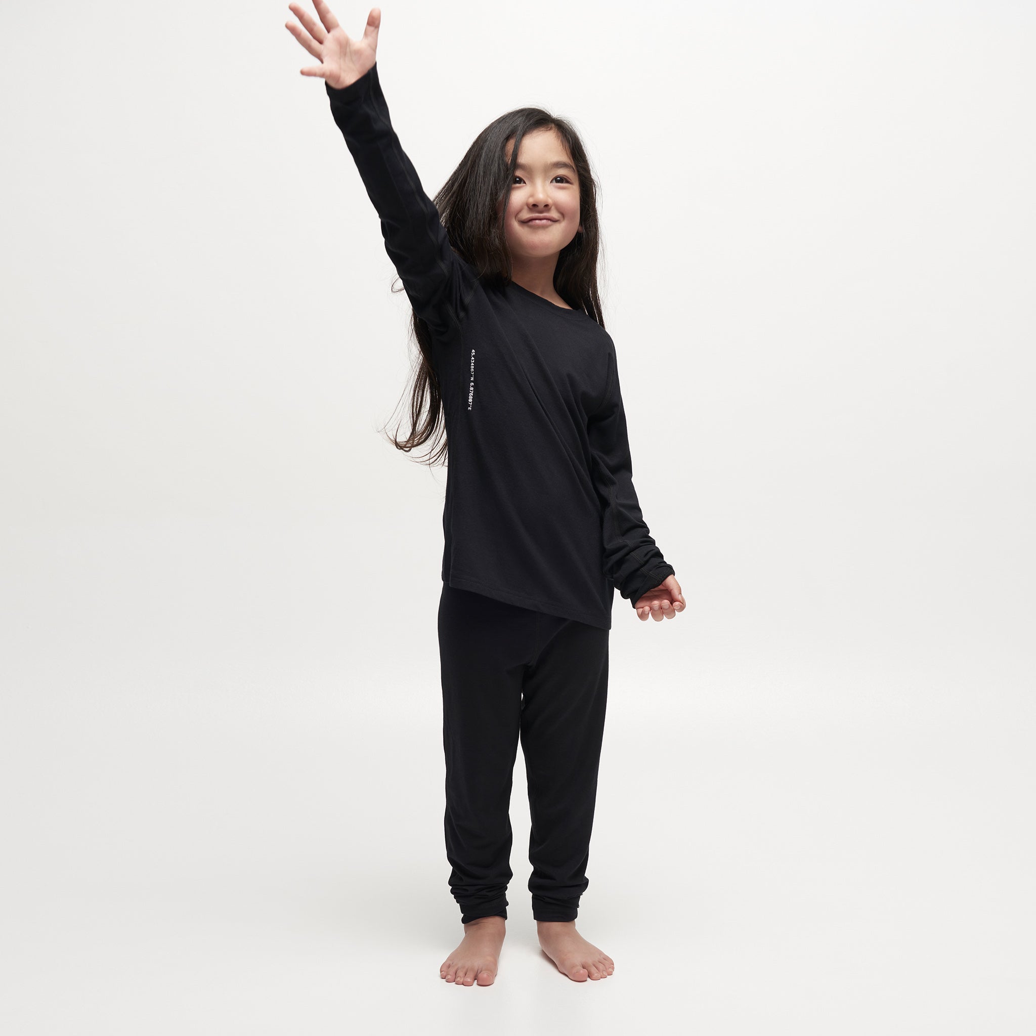 Kids Merino Core Midweight Raglan Base Layer