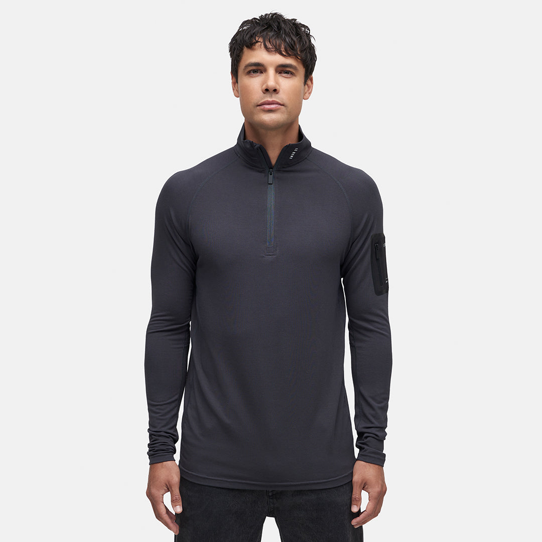 Mens Merino Core Midweight 1/4 Zip Base Layer
