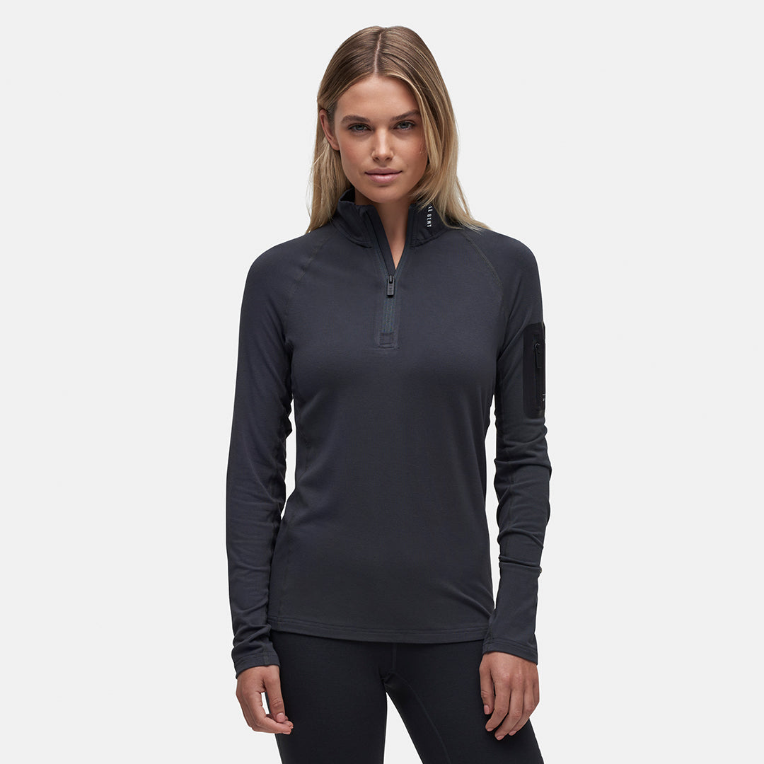 Buy Womens Core Midweight 1/4 Zip - Large by Le Bent online