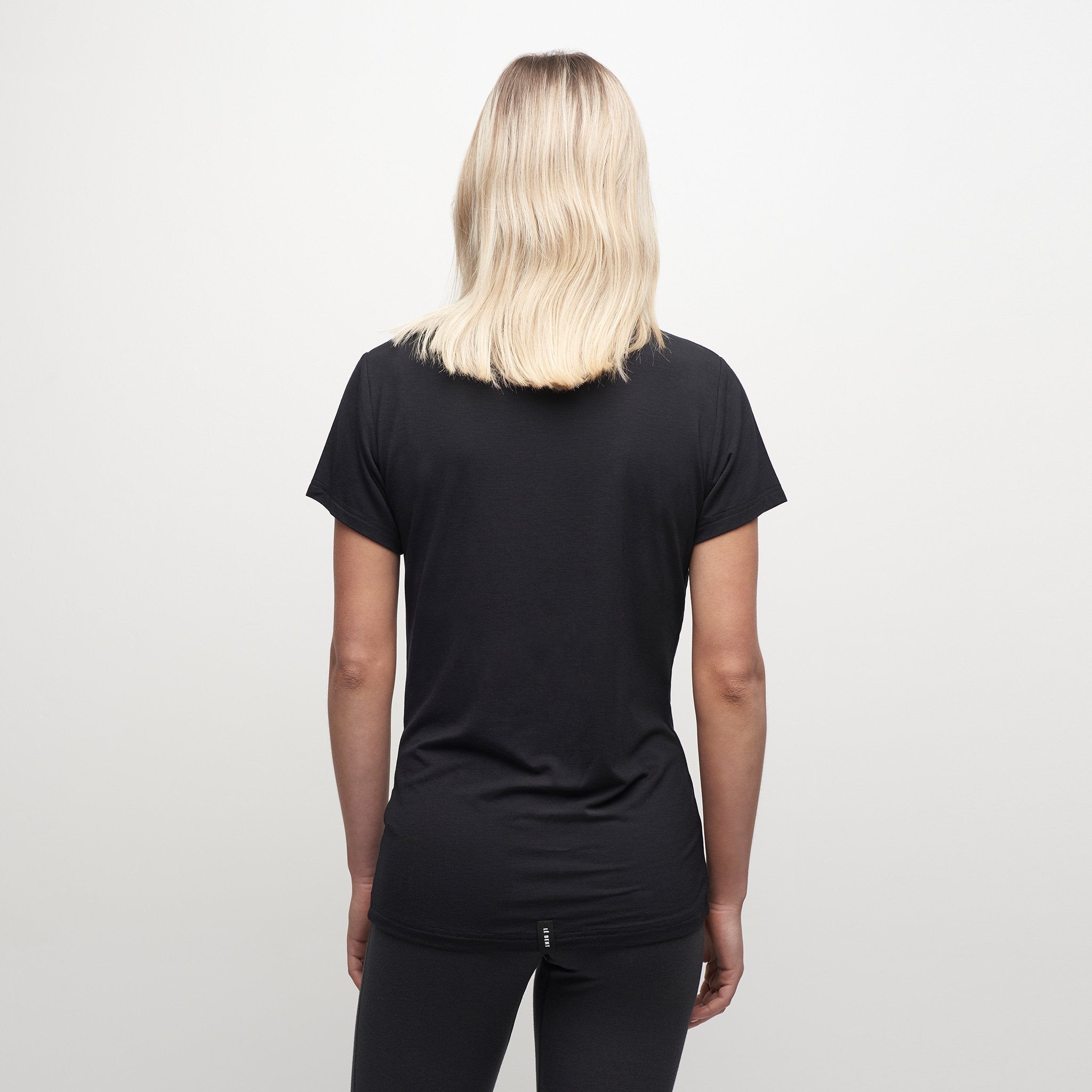 Womens Merino Lightweight Logo SS Tee